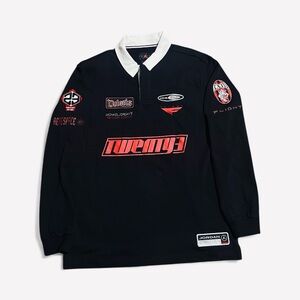 Air Jordan Essentials Long-Sleeve Rugby Shirt - (HF9323-010) size medium NWT